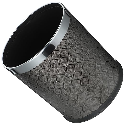 Cabilock Large Trash Can Plastic Waste Paper Bin Kitchen Waste Basket Slim Wastebasket