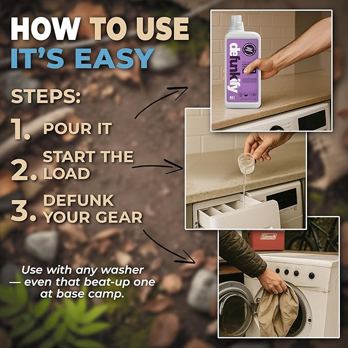 Laundry Detergent 124 Load. 'Lavender' Essential Oil Liquid Laundry Detergent Washing Soap for Sensitive Skin. ProvenSafe™ Cleaning Supply w/Odor &amp Stain Remover for Outdoor Gear &amp All Fabric