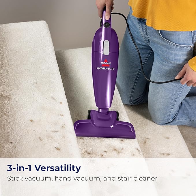 Bissell Featherweight Stick Lightweight Bagless Vacuum with Crevice Tool 20334 Pack of 4
