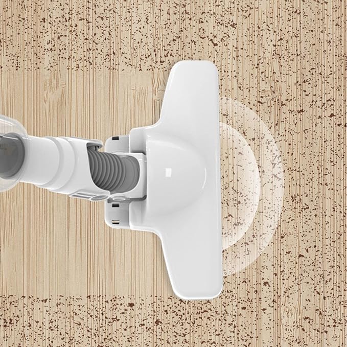 Stick Vacuum Cleaner Cordless Stick Vacuum Cleaner Power Suction and 30 Mins Runtime Lightweight Handheld Vac for Pet Hair on Carpet Hard Floor and Car Interior (White)