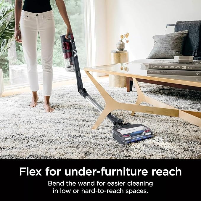 Shark R-IZ464H Vertex Cordless Stick Vacuum with DuoClean PowerFins Lightweight Pet Hair HEPA 60 Min Run Time - Certified Refurbished