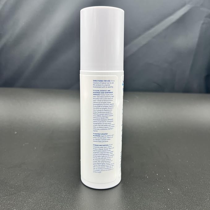 Purefypro Disinfectant Spray (4oz 2pk) - Kills 99.9999% Norovirus Flu and Hepatitis Viruses HIV Virus Monkeypox Viruses MRSA VRE E Coli Drug Resistant Germs Fungi No Rinse No Residue