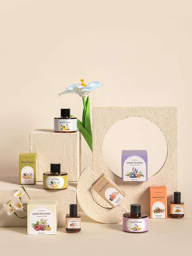 Home Scent Refill for Space Fragrance Diffuser SF101/SF101S Up to 120 Days of Premium Fragrance per Refill Household Essential 1 Pack Citrus Grove Essence