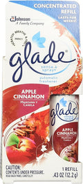 Glade Sense &amp Spray Automatic Air Freshener Refill Apple Cinnamon 0.43 oz