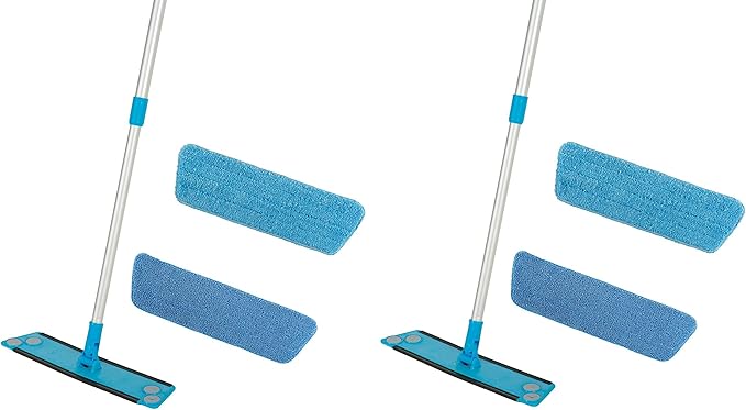 Microfiber Swivel Household Mop Kit (Pack of 2)