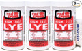 The Boyer Corporation Lye for Soap Making Sodium Hydroxide Pure High Test Lye Caustic Soda Drain Cleaner and Clog Remover 3 Pack with Tissue Pack