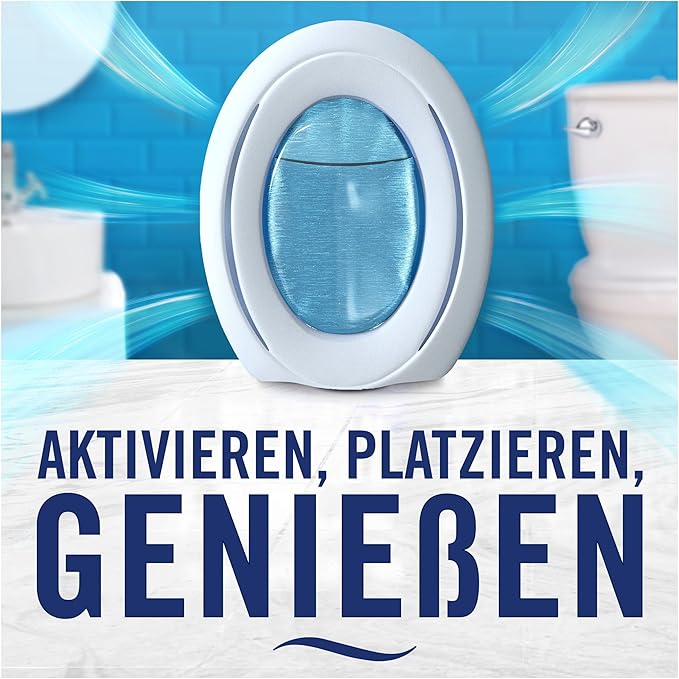 Febreze Pure and Fresh Bathroom Air Freshener Continuous Odor Control and Odor Prevention (2 Pack)