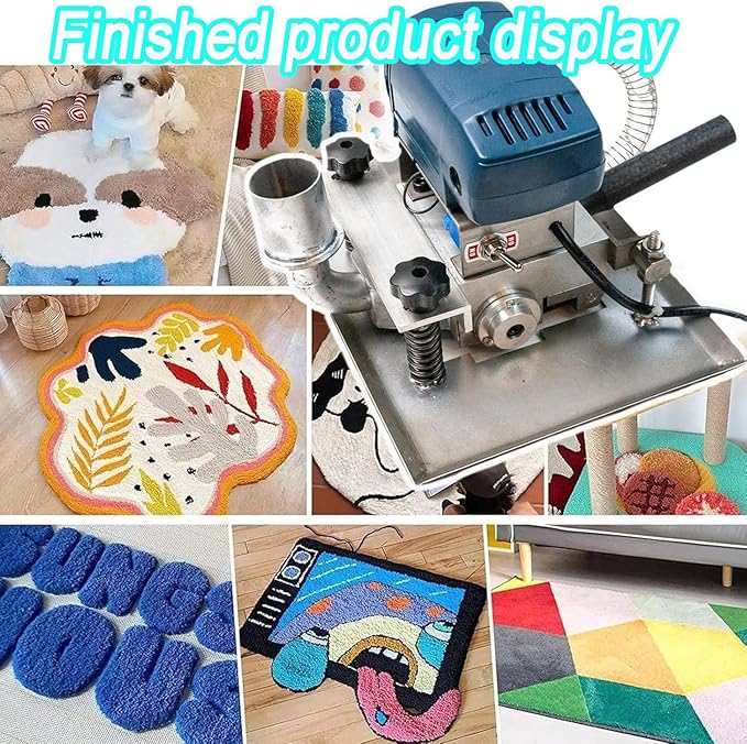 Versatile Carpet Repair Tool850w Flat Shearing Machine10000rpm Speed for Results3-Inch Rotary Blade Cuts Pilling &amp Uneven FibersPerfect for Handmade/Tufted RugsHome &amp Workshop Friendly