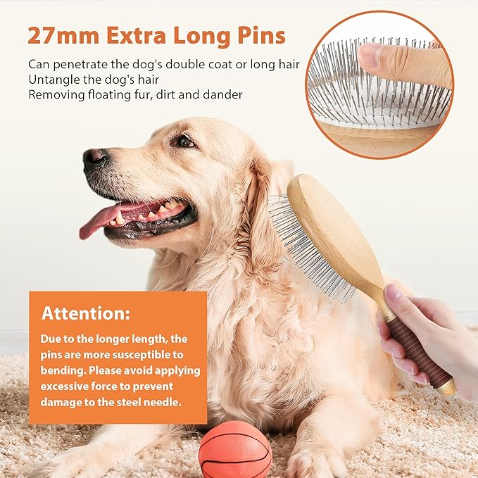 Laundry Stain Remover Brush Pin Brush for Dogs