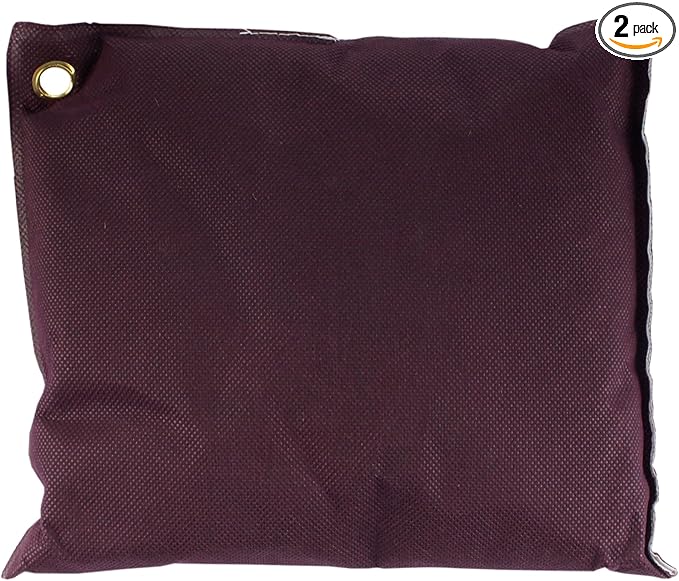 BambooMN Activated Bamboo Charcoal Air Purifier - 500g Burgundy - 2 Bags
