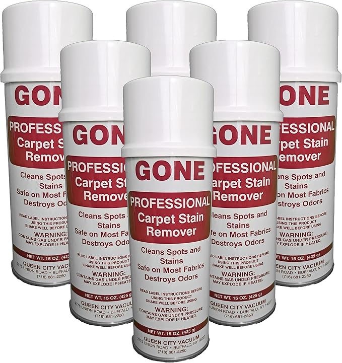 GONE Professional Carpet Stain Remover (6-Pack)