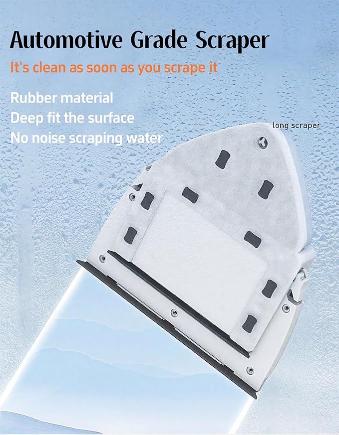Magnetic Window Cleaner Tool Double Sided Magnet Window Cleaner Fits Windows 0.12-1.18 ThickWindow Cleaner for Outside Windows &amp Windshields Window Washers for High Outside Windows