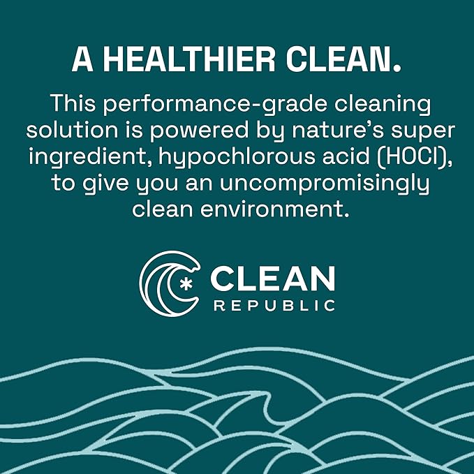 Clean Republic Multi-Purpose Disinfectant Hypochlorous Acid Cleaner 1 Gallon Bottle 4-Pack