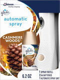 Glade Automatic Spray Air Freshener Starter Kit Cashmere Woods 6.2 fluid oz