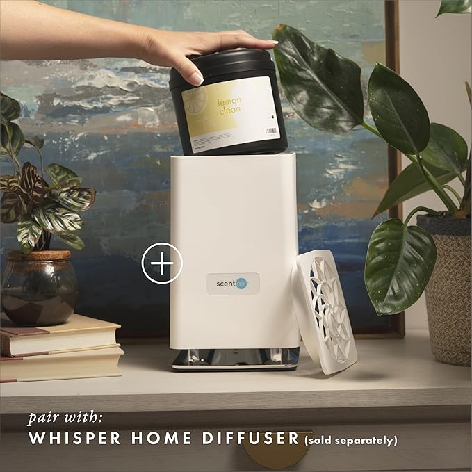 ScentAir Whisper Home Monthly Plug-in Refill Fragrance Cartridge for Home and Office Lemon Clean