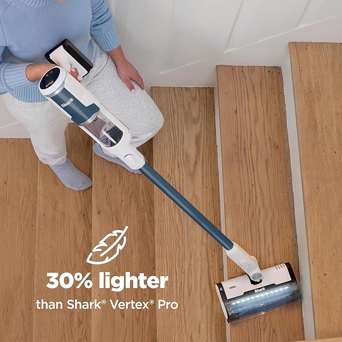 Shark Clean &amp Empty Cordless Stick Vacuum – Lightweight Cordless Vacuum with Auto-Empty System HEPA Filter Portable Rechargeable Exclusive Motorized Hand Tool for Pet Hair BU3523