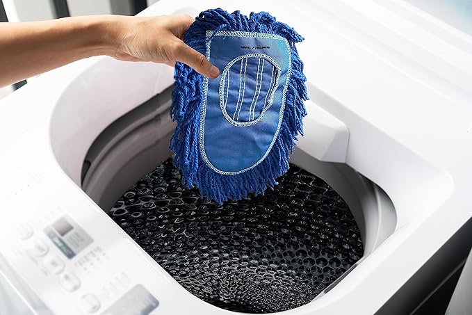 Triangle Dust Mop Heads-6 Pack-Blue