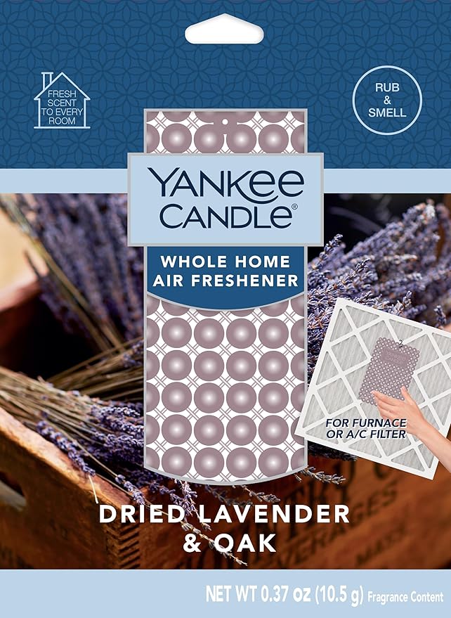Yankee Candle Whole Home Air Freshener Variety Pack (Sage Citrus Lilac Blossoms Dried Lavender &amp Oak &amp Sicilian Lemon) (1ea / Pack of 4)