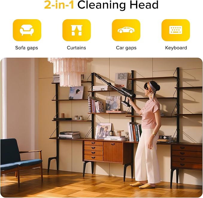 roborock H60 Ultra Cordless Stick Vacuum Cleaners Upgraded 210AW Suction Stick Vacuum with 90-Min Runtime 90° Bendable Tube LED Dust Detection Vacuum Cleaner for Carpets Hard Floors &amp Pet Hai