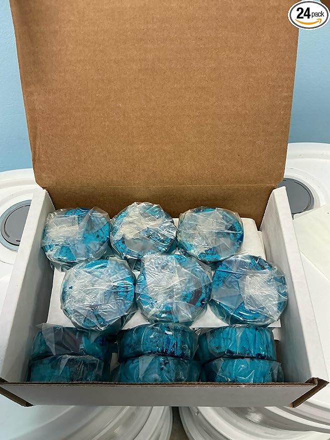 Capital Fresh Automatic Toilet Bowl Cleaner Blocks Blue 24 Count 800 flushes average per block