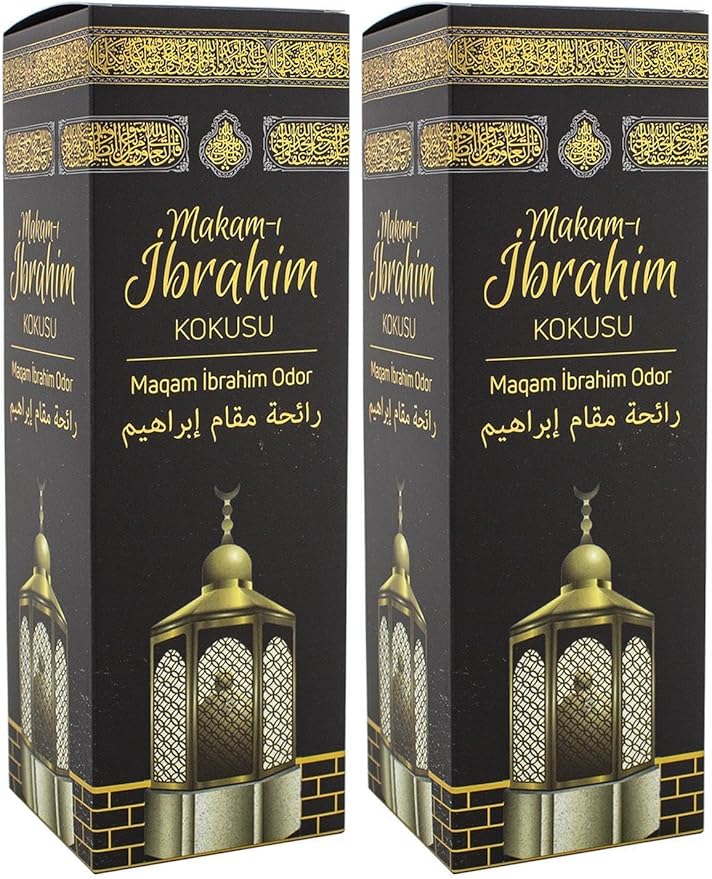 Room Spray Makamı İbrahim Scent 400 ml 2 Pack Air Freshener Home Fragrance Odor Eliminator Long Lasting Scent for Living Room Bathroom - One Size