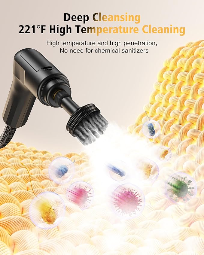 Steam cleaner for home2500w Steamer for cleaning high pressure steam 3-Speed Adjustable Handle steam cleaner for CarHome kitchens