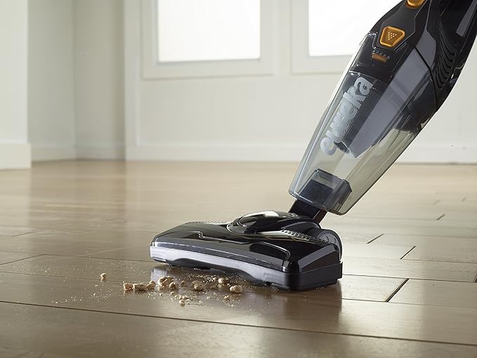 Eureka Home Lightweight Stick Vacuum Cleaner Powerful Suction Corded Multi-Surfaces 3-in-1 Handheld Vac Blaze Black and Eureka Filter &ampPre Motor Filter Gray