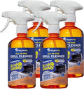 Grill Cleaner for Outdoor Grill – Bbq Cleaner Spray and Griddle Cleaner Kit with Grill Cleaning Tools and Citrus Cleaner 4 Pack