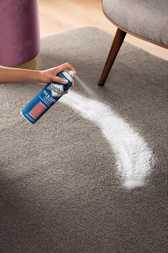 Scotchgard Rug &amp Carpet Protector Carpet &amp Rug Protector Blocks Stains During Spring and Summer Gatherings Fabric Protector Makes Cleanup of Stains from Muddy Footprints Easier 14 oz(Pack o