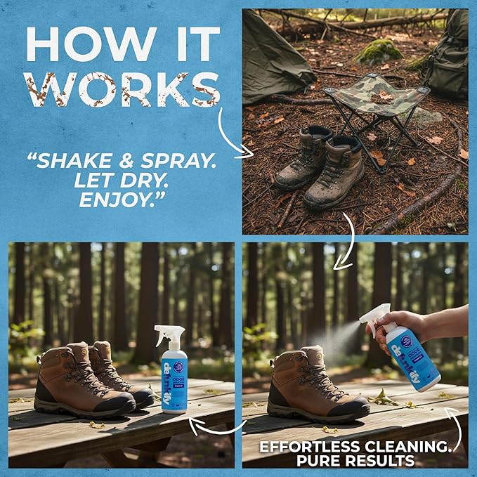 Fabric Freshener Spray 32oz. 'Fresh Air' Odor Remover Spray. Shoe Deodorizer Carpet Deodorizer Odor Eliminator for Strong Odors Cleaning Supplies. ProvenSafe™ Fabric Freshener for Sensitive Gear