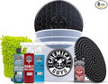 Chemical Guys 8-Piece Arsenal Builder Car Wash Kit - Includes Bucket Dirt Trap Lid Wash Mitt Air Fresheners &amp (3) 16 oz Car Care Chemicals Complete Cleaning Kit for Trucks SUVs &amp More