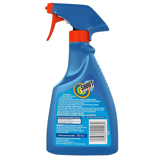Shout Advanced Action Gel 14 Ounces (2 Pack)