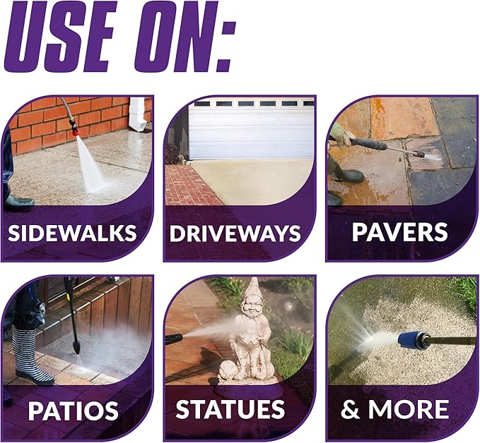 Simple Green Oxy Solve Concrete and Driveway Pressure Washer Cleaner Purple Unscented 128 Fl.Oz
