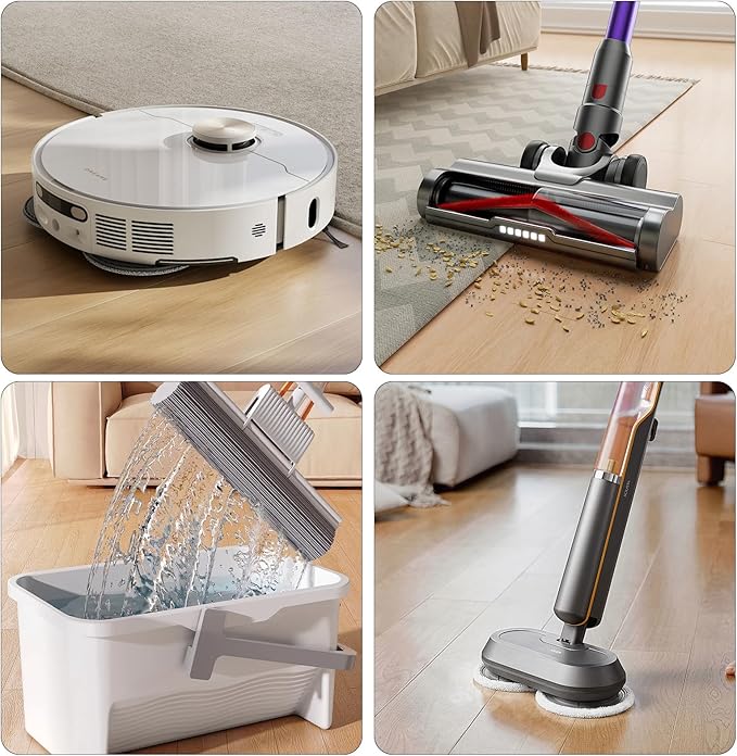 Powerful Floor Cleaning Tablets Compatible With Tineco (200 PCS) 2 Bottle Floor Deep Cleaner Dissolves Fast for Streak-Free Shine on Hardwood TileSuitable With All Robot Vacuums