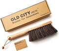 Dustpan Bench Woodworking Brush-USA 13 inch Horsehair Brushes are Used for Counter Furniture Drafting Patio Fireplace Cleaning Shop Brush Leather Tie Woodworking Tool &amp Accessories
