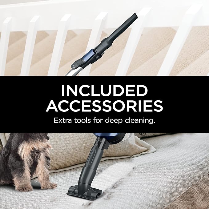 Shark HZ600C Ultralight Pet Pro Corded Stick Vacuum with PowerFins &amp Self-Cleaning Brushroll Perfect for Pets Converts to Hand Vacuum Pet Power Brush Crevice &amp Upholstery Tools (Renewed)