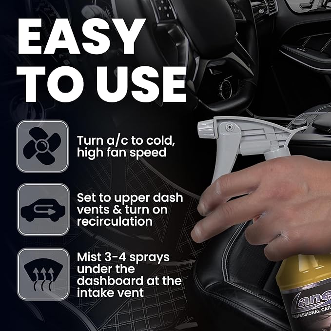 Lane's Premium Car Air Fresheners - Honeysuckle Scent Water Based - 32oz Eliminate Bad Odors of Pet &amp Food From Car Interior Leather Carpet Upholstery Great For Cars Trucks SUVs RVs &amp Mor