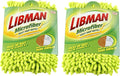 Libman 196 Microfiber Dust Mop Refill with Premium Microfiber Fingers 18.75 - 2 Pack