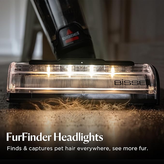 Bissell CrossWave HydroScrub Cordless Wet Dry Vacuum Mop Floor Cleaner with ZeroGap Edge Cleaning &amp FurFinder Headlights 45-Minute Runtime for Hard Floors &amp Area Rugs 4275F