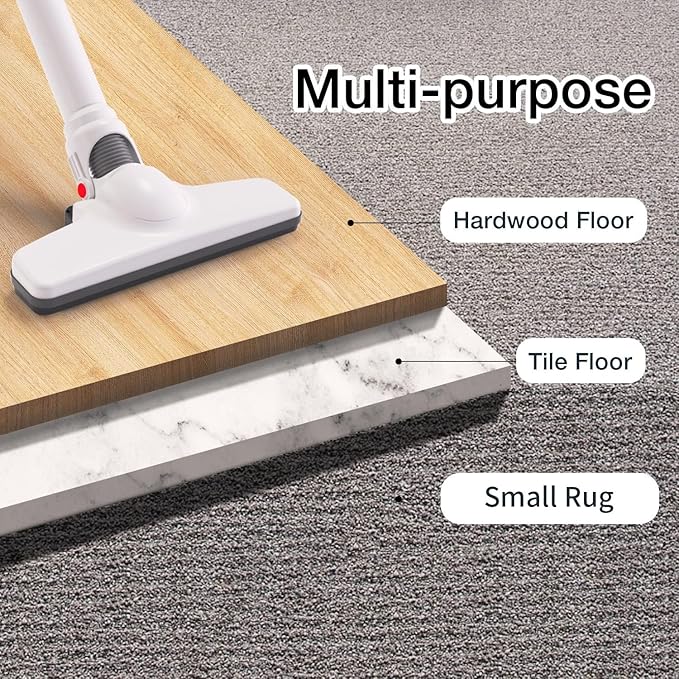 Corded Vacuum Cleaner Handheld 5-in-1 Stick Lightweight Vacuum Broom Car Vacuum for Pet Hair Hardwood Floor Cat Litter Cleaning
