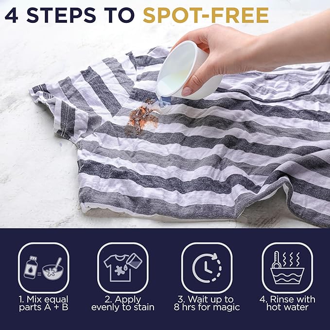 Pro’s Choice Stain Magic Professional Grade Upholstery &amp Carpet Stain Remover for Clothes Laundry &amp Tough Organic Stains Effective Fabric Spot Cleaner for Red Wine Coffee Tea Pet Stains &