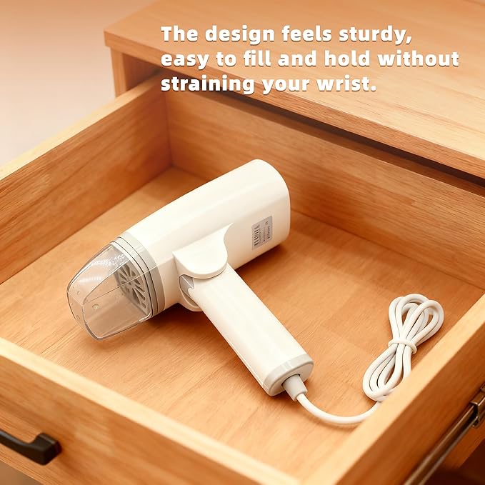 Handheld Garment Steamer Travel Steamer Iron For Clothes Light Weight Foldable and Portable Iron 10s Heat Up Quick Wrinkle Removal 1300W 110V