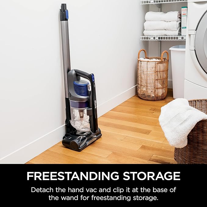 Shark Rocket Lightweight Cordless Stick Vacuum (IX141) 7.5 lbs Blue Iris (Renewed)