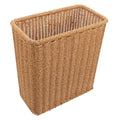 Woven Wastebasket Trash Can Multipurpose Storage Basket for Bathroom Kitchen Office Lightweight Rustic Design