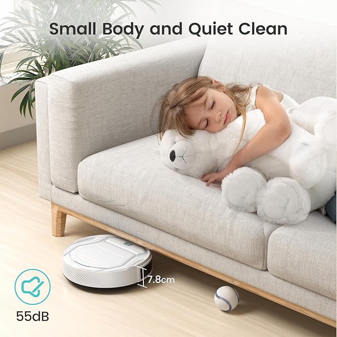 Lefant Robot Vacuums 2200Pa Strong Suction 120 Min Runtime