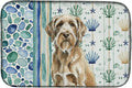 Caroline's Treasures Spinone Italiano Coastal Sea Glass Dish Drying Mat Absorbent Dish Drying Mat Pad for Kitchen Counter Dish Drainer Mat for Countertop 14 x 21 Multicolor