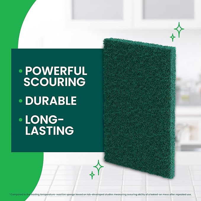 Scotch-Brite Heavy Duty Scour Pads Scouring Pads for Kitchen and Dish Cleaning 48 Pads