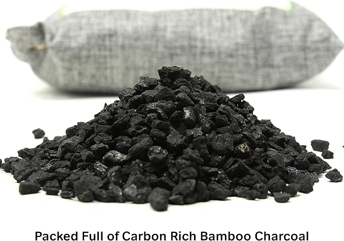 1000g Large Bamboo Charcoal Air Purifier Bag - Car Deodorizer Freshener - Remove Odor and Control Moisture in Your RV Camper SUV Truck Closet Mobile Home Storage - Non fragrant 1kg