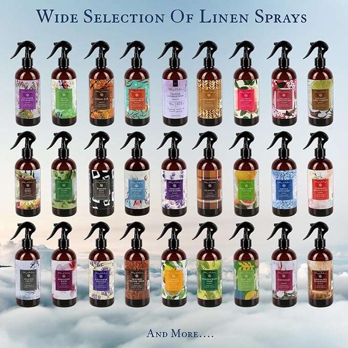 Abbey &amp Sullivan Linen Spray Fresh Laundry Scent with Fresh Green Floral Musk Pack of 2 16 oz