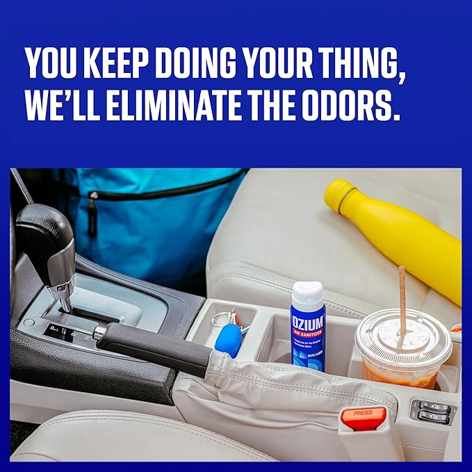 Ozium 0.8 oz. Air Sanitizer &amp Odor Eliminator for Homes Cars Offices and More Original Scent Pack of 6